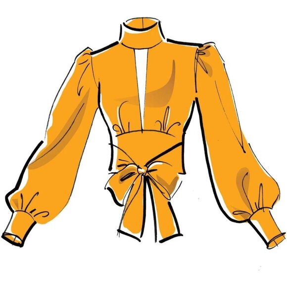 McCall's Sewing Pattern M8043 Misses Tops Size 6-14 Waist Skimming Open Back - Picture 6 of 6